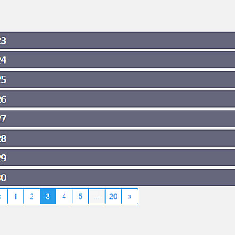 jQuery分页插件Pagination