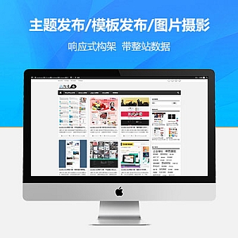 WordPress主题站整站打包源码+带整站数据!