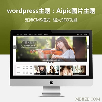 wordpress主题:Aipic图片主题开心版