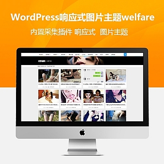 WordPress响应式福利图片主题welfare 整站数据