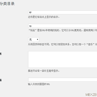 wordpress 给分类目录加自定义字段