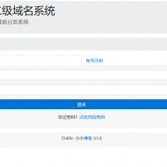 简单搭建二级域名系统-附视频教学
