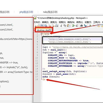 百度站长工具的链接自动提交主动实时推送怎么用?