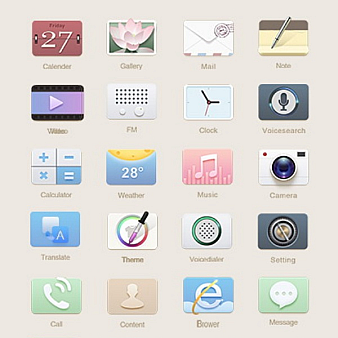 扁平化UI图标源文件