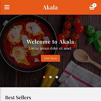 餐饮美食外卖预订手机模板