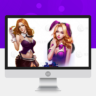 游戏美术资源/棋牌游戏美女帅哥素材 棋牌扑克麻将人物素材