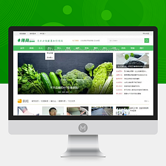 绿色清新两性健康养生知识门户网站源码