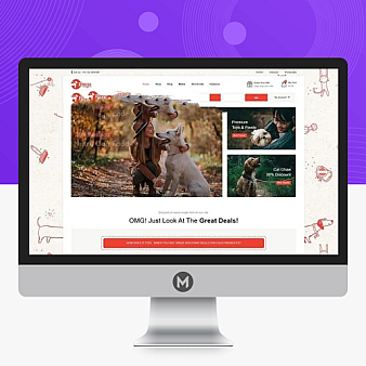 WordPress宠物店和宠物配件Woocommerce主题