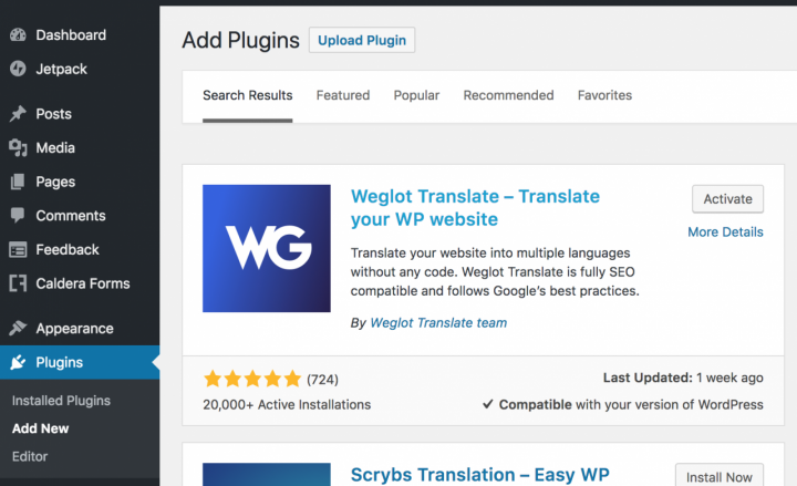 创建多语言WordPress博客网站教程