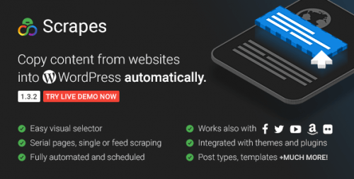 Scrapes v3.2.0（已汉化） - WordPress内容爬虫插件